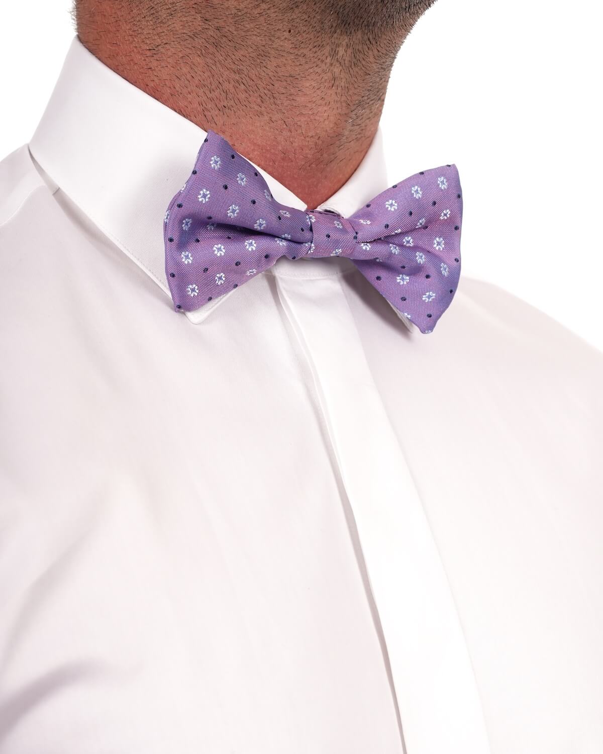 Camicia Uomo Bianca in Twill 100% Cotone Ritorto 140/2 – Collo Italiano