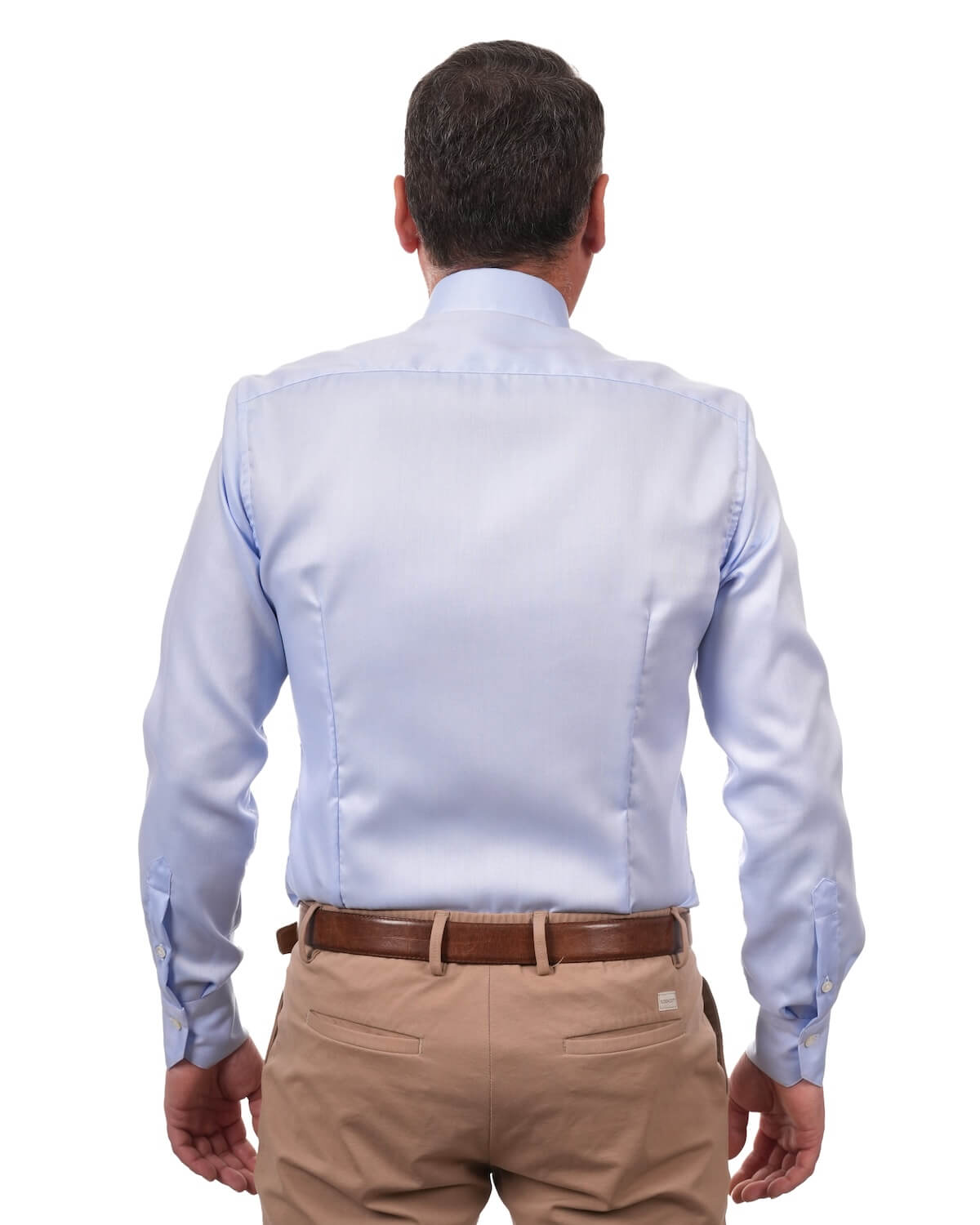 Camicia Uomo Celeste in Royal Oxford 100% Cotone – Collo Button Down