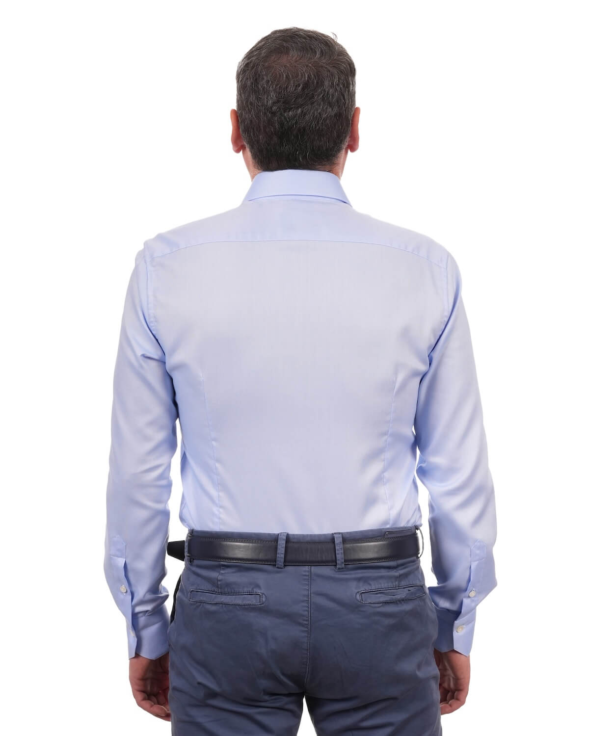 Camicia Uomo Celeste in Oxford 100% Cotone – Collo Francese