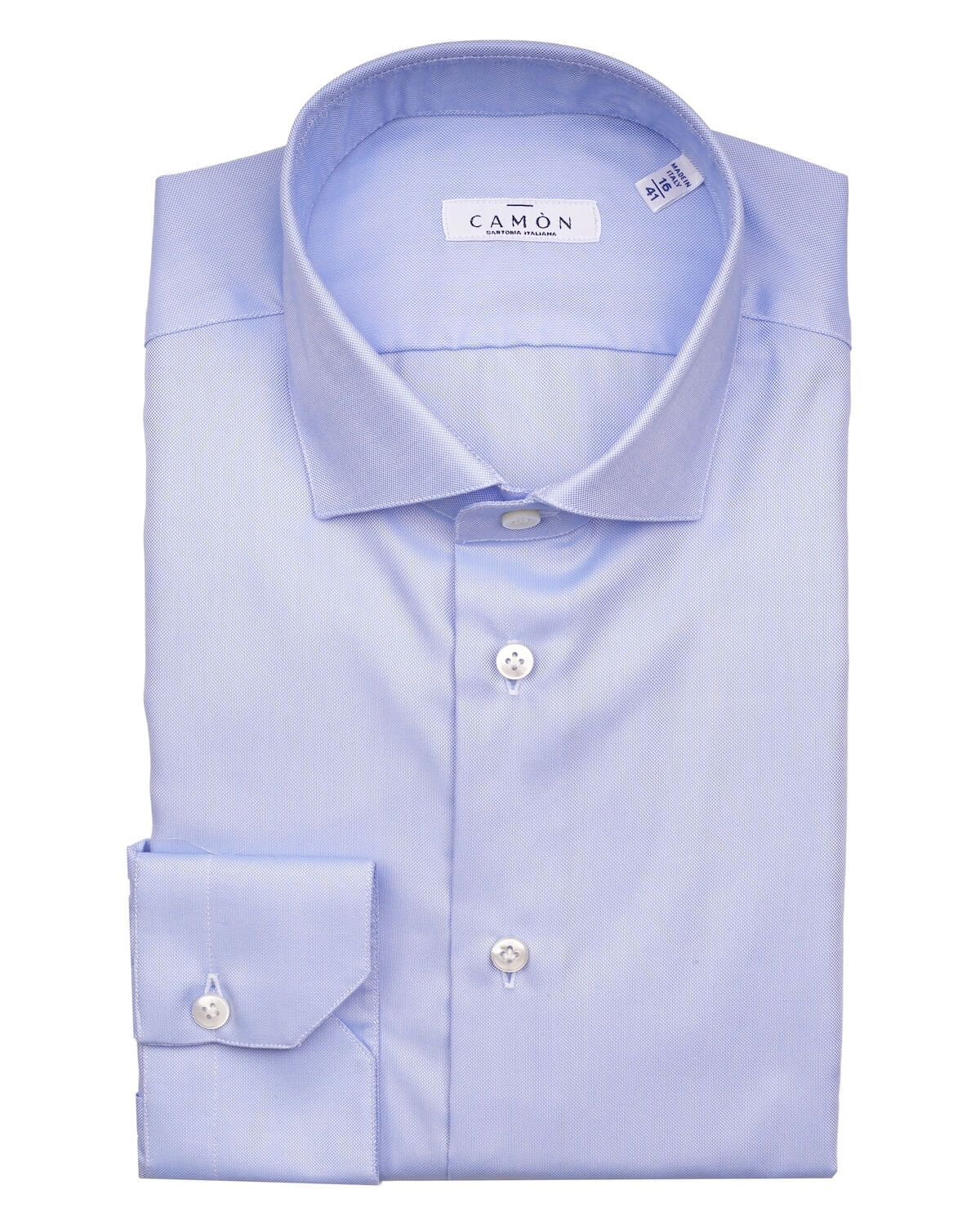 Camicia Uomo Celeste in Oxford 100% Cotone – Collo Francese