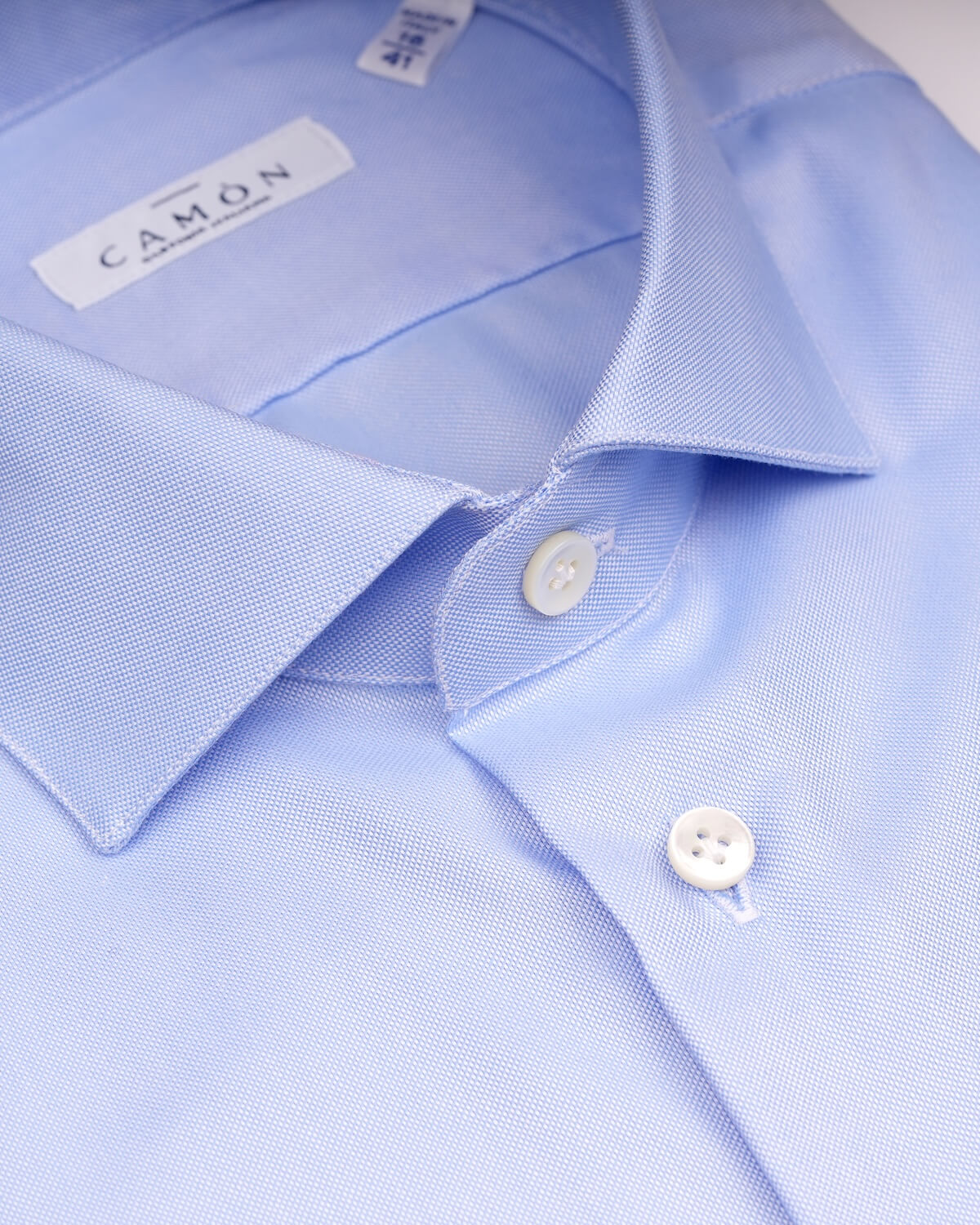 Camicia Uomo Celeste in Oxford 100% Cotone – Collo Francese