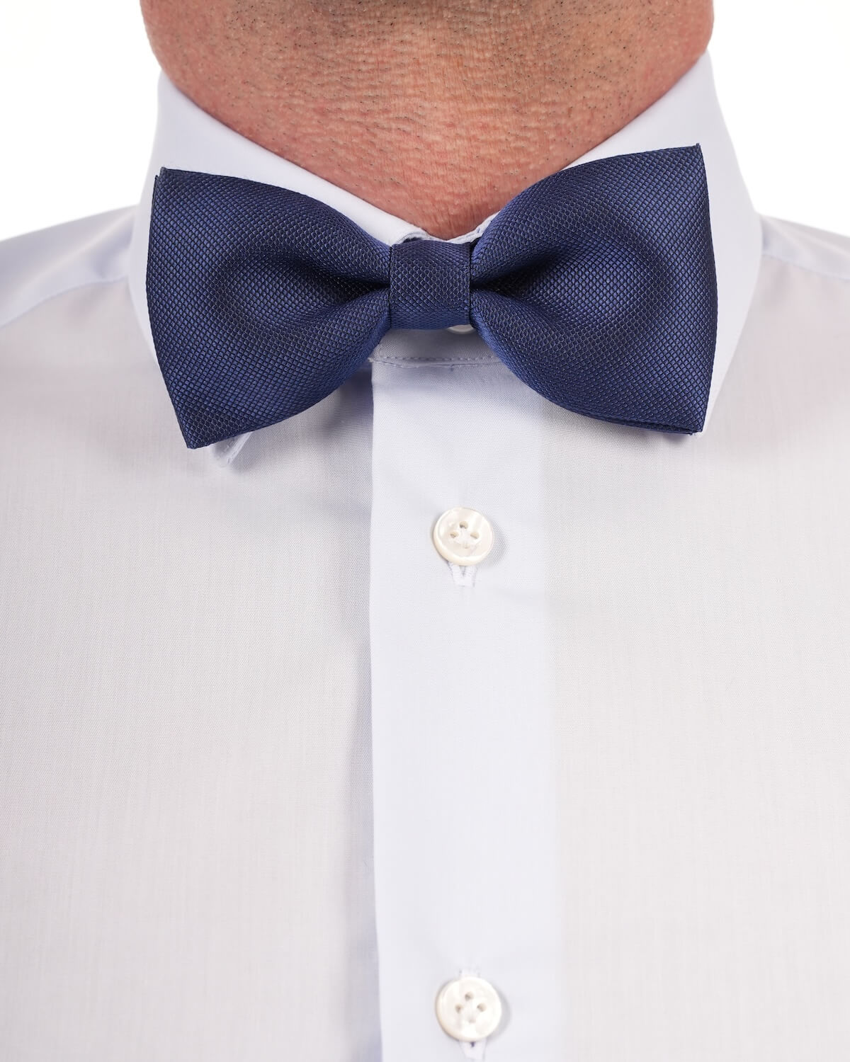 Camicia Uomo Celeste Chiaro in Popeline, 100% Cotone Ritorto – Collo Italiano