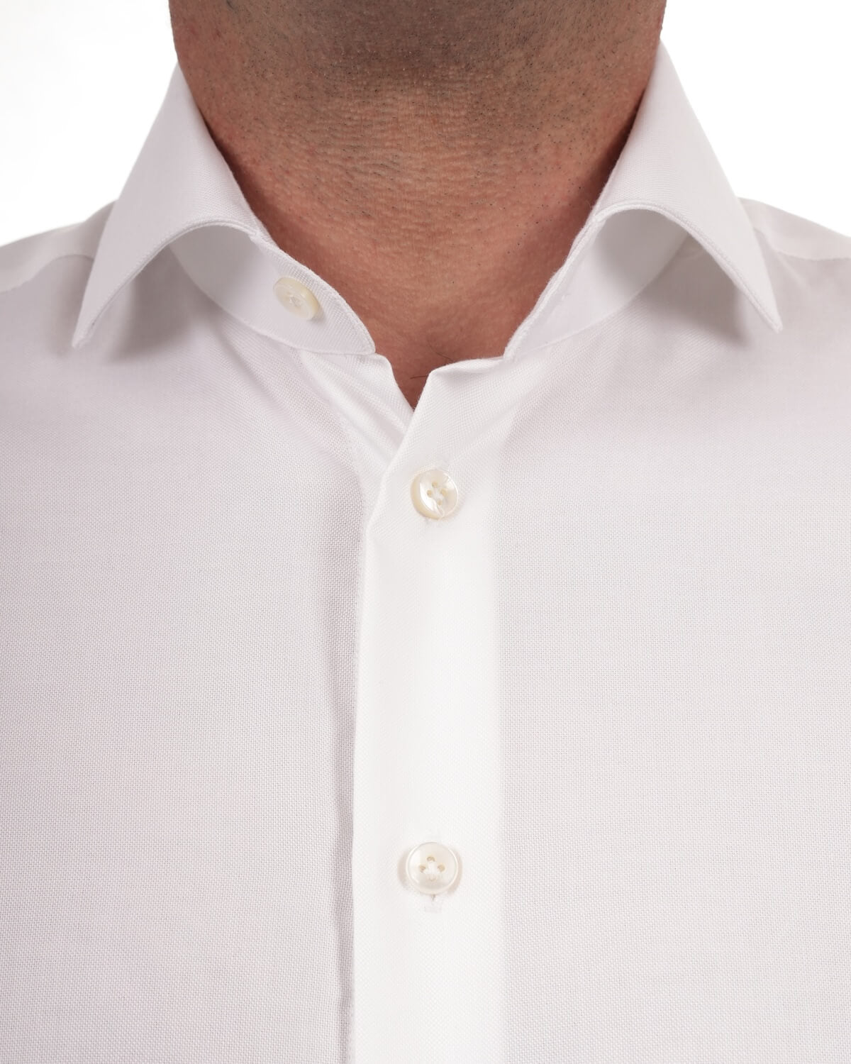 Camicia Uomo Bianca in Oxford 100% Cotone – Collo Francese