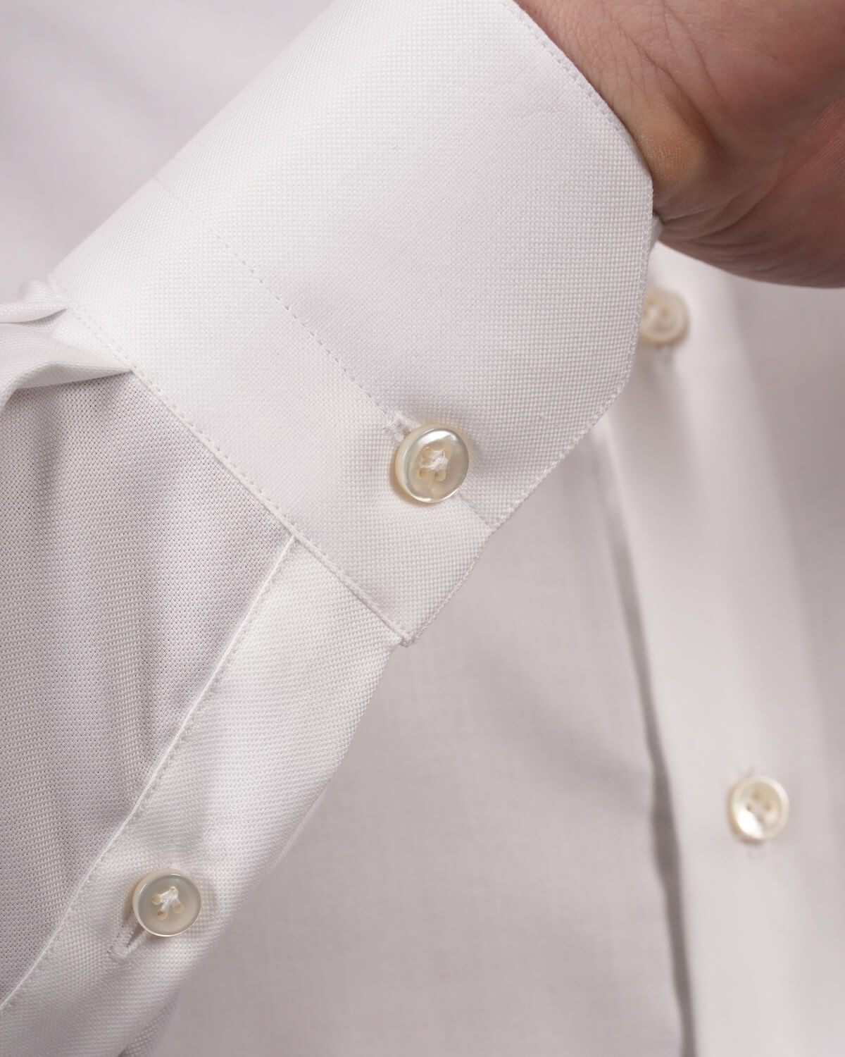 Camicia Uomo Bianca in Oxford 100% Cotone – Collo Francese